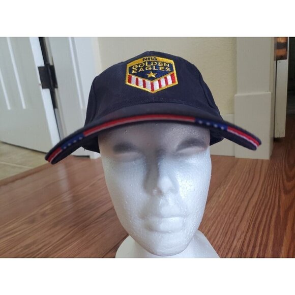 NRA Golden Eagles Embroidered Hats Mens Adjustable Strapback Baseball Caps (2) - Picture 3 of 16